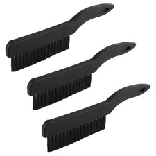 Plastic Handle Anti Static Conductive Ground ESD Brushes Black 3 Pcs picture