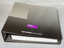 Tandem Computers NonStop CLX Local Operations Manual c. 1986 Binder System picture