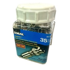 (LOT OF 35) IDEAL 89-5047 INSITE RG-59 BNC Compression Connector picture