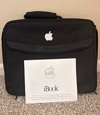 Vintage Apple iBook Kensington Laptop Bag + 2001 User Guide Y2K Macintosh picture