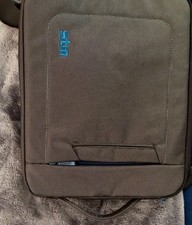 STM Black Solid ipad or kindle Messenger Shoulder Crossbody Bag w/ Strap picture