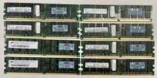 LOT 8x2GB 16GB HPE 405476-051 2GB DDR2-667Mhz REG ECC SAMSUNG/MICRON 432668-001 picture