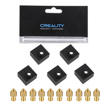 Creality Original 10Pcs 0.4Mm Nozzle with 5Pcs Silicone Sock, for Ender 3/Ender picture