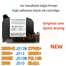 ZK2588 G1309S+ Black Original Ink Cartridge for 12.7mm Handheld Inkjet Printer picture