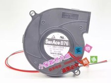 Sanyo 9BD12SA6-1 DC12V 0.28A 7620 2-Wire Turbo Cooling Fan picture