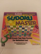 Sudoku Master CD-ROM For Windows 98 To XP Brand New Sealed In Flat Pack  picture
