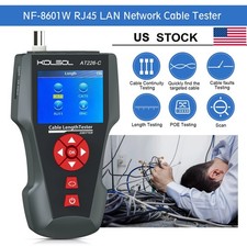 Network Cable Tester Multi-functional LCD Tracker For RJ45, RJ11, BNC NF-8601W picture