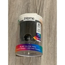 iHome iBT810 PLAYGLOW MINI wireless Bluetooth Speaker- black picture
