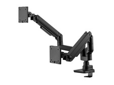 Workstream by Monoprice Heavy Duty Dual Monitor Gas Spring Desk Mount - Up to picture