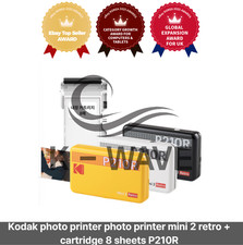 Kodak photo printer photo printer mini 2 retro + cartridge 8 sheets P210R bundle picture