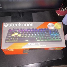 SteelSeries Apex 9 TKL Wired Gaming Keyboard RGB Swappable Optical Black picture