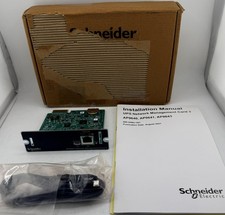 SCHNEIDER ELECTRIC AP9640 640-7192E-Z GIGABIT NETWORK MANAGEMENT CARD 3 ADAPTER picture