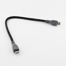 1pc Micro USB Male To Micro USB Male 5 Pin OTG Data Converter Adapter Lead Cable picture