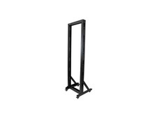 StarTech.com 2-Post Server Rack with Sturdy Steel Construction and Casters - 42U picture