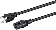 Monoprice Heavy Duty Power Cord - NEMA 5-15P to IEC 60320 C15, 14AWG, 15A/1875W, picture