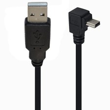SHANFEILU 90 Degree Mini USB Extension Cable Black Up Angle 4.9FT picture