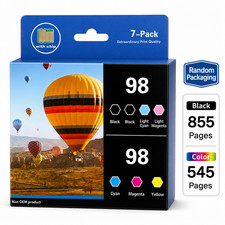 NEW 7PK 98 T098 Color Ink for Epson Artisan 700 725 800 810 837 710 730 835 picture