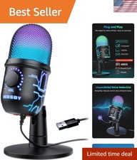 Professional USB Condenser Microphone with Real-Time Monitoring & Quick Mute picture