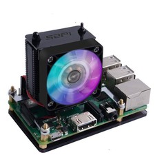 GeeekPi ICE Tower Cooler with RGB Cooling Fan & Aluminum Heatsink for Black picture