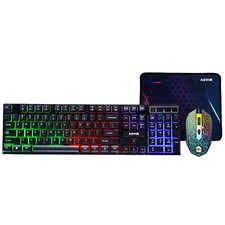 AQVIN QC20-G RGB Gaming Keyboard and Mouse Combo with Pad Multimedia ~ 3200 DPI picture