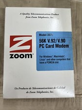 New Vintage Zoom 3075 56k V.92/V.90 PC Card Modem. PCMCIA picture