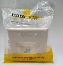 Datacomm 45-0002-IV 2 Gang Ivory Recessed Plate picture