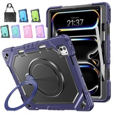 360° Rotation Aluminum Handle Kickstand Case for iPad Pro 13