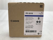 New Genuine Canon PFI-301B Blue Ink For imagePROGRAF IPF8000 IPF9000 EXP:2019 picture