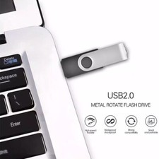 Black 64G Rotating USB Flash Drive High-Speed Hot Selling Portable Computer USB picture