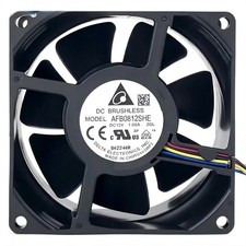 1PCS NEW For Delta AFB0812SHE 8038 DC12V 1.00A 8CM 4-Wire Cooling Fan picture