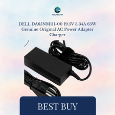 DELL DA65NM111-00 19.5V 3.34A 65W Genuine Original AC Power Adapter Charger picture
