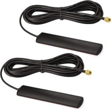 2x Bingfu 4G LTE Adhesive Mount Cellular SMA Male Patch Antenna for 4G Head Unit picture