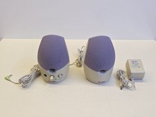 Labtec LCS-1050 Desktop Computer Speakers + AC Adapter TESTED picture