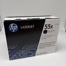 HP 55X CE255X Black Genuine Original Laser Toner for LaserJet P3015,500 MFP M525 picture