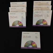 New Memorex DVD-R Blank RecordableDiscs 16X 4.7GB 120Min Qty 7 Packs of 5 Sealed picture