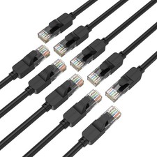 JARNHNG Cat 6 Ethernet Cable 1.5 ft, Indoor/Outdoor High Speed 10Gbps Interne... picture