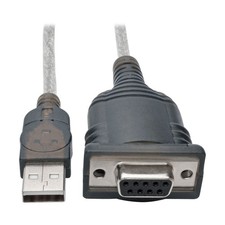 Tripp Lite U20918NNULL 18in USB to Null Modem Adapter M/F FTDI picture