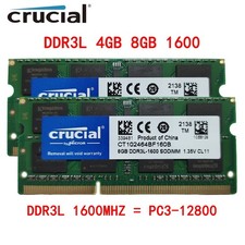Crucial DDR3L 4GB 8GB 1600MHz 1.35V CL11 Memory RAM SO-DIMM FOR Laptop Notebook picture