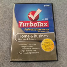 TurboTax Home & Business Federal State Returns Personal Business 2010 Software picture