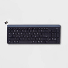 Heyday Bluetooth Wireless Keyboard Multi-Device USB Dongle Midnight Blue Quiet picture