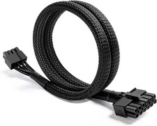 of PCIE Power Cable for Be Quiet 65CM, 12-Pin to 6+2 Pin, Male-to-Male GPU Ca... picture