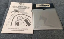 Vtg Jet Combat Simulator Commodore 64 Game with Manual Epyx 1984 C64 RARE picture