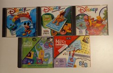 Vintage Disney Print Studio PC Discs (5): Tarzan-Pooh-Bug's Life-101 Dalmations picture