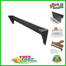 Durable 1U Wall Mount Rack for Networking Equipment - Black Metal Design picture