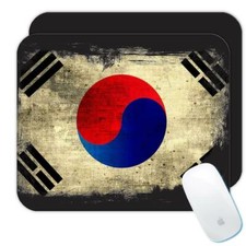South Korea : Gift Mousepad Distressed Flag Vintage Korean Expat Country picture
