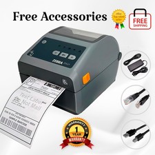 Zebra ZD621 Direct Thermal Label Printer USB LAN Bluetooth Serial 1 YR WARRANTY picture