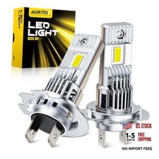 Upgraded Bulbs, 50000LM 1000% Brighter, 6500K Cool White, 1:1 Beam Pattern, H7 picture
