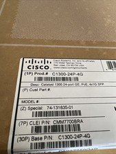 CISCO C1300-24P-4G Cisco 24 Port POE 4 x 1GB SFP DHL FEDEX picture