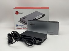 SIIG Thunderbolt 4 Dock, Quad 4K or Single 8K, 60W PD, 40Gbps (JU-DK0U11-S1) picture