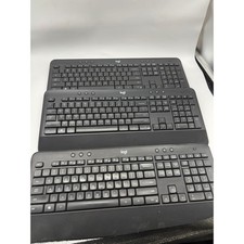 Lot of 3 Logitech K545 Advanced Wireless Keyboards Black Y-R0012A No dongles picture